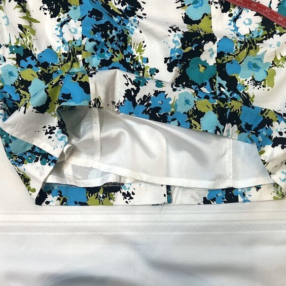 Alex Marie‎ Floral Sheath Dress Square Neckline Cap Sleeve Size 12 EUC - Picture 10 of 14
